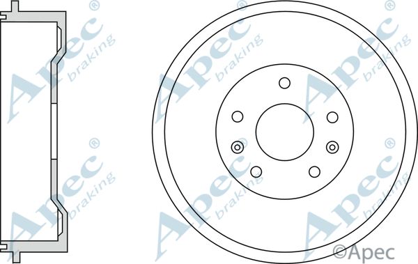 APEC BRAKING Тормозной барабан DRM9955